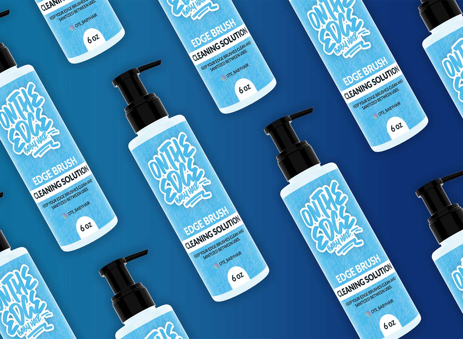 Edge-Brush Solution Label